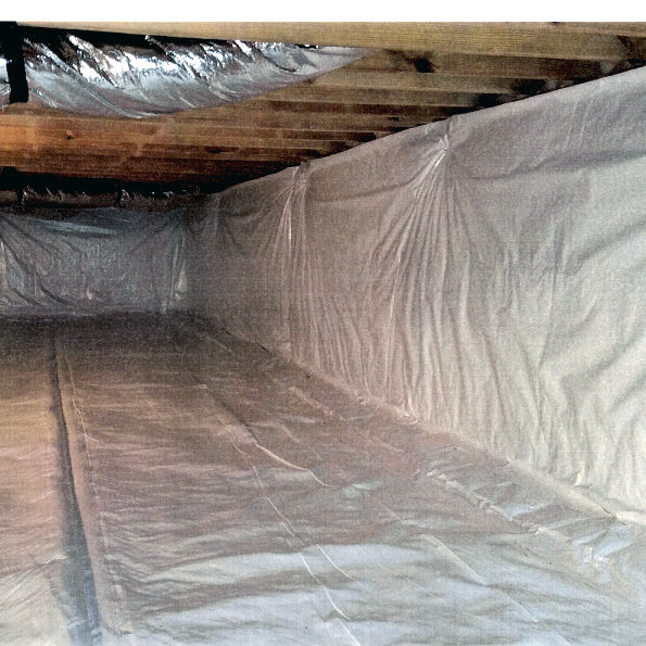 FINISHED CONDITIONED CRAWL SPACE